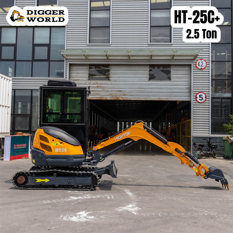 2.5 Ton HT-25C+ Mini Excavator image 1
