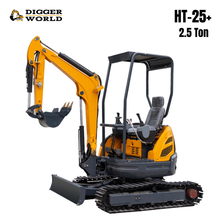2.5 Ton HT-25+ Mini Excavator image 1