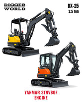DX-25 Mini Excavator