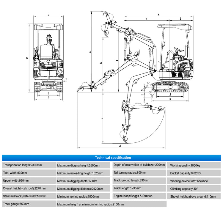 1.5 Ton HT-15+ Mini Excavator image 13