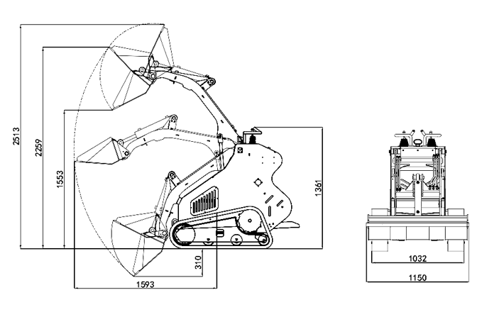 RS03 Skid Steer Loader