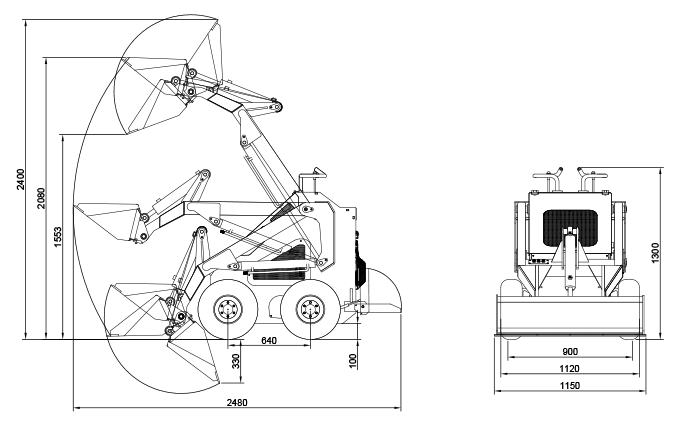 RS04 Skid Steer Loader