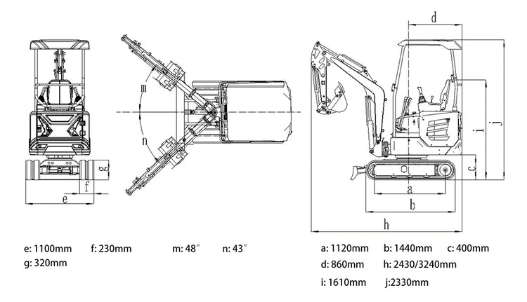 HY-18 Mini Excavator