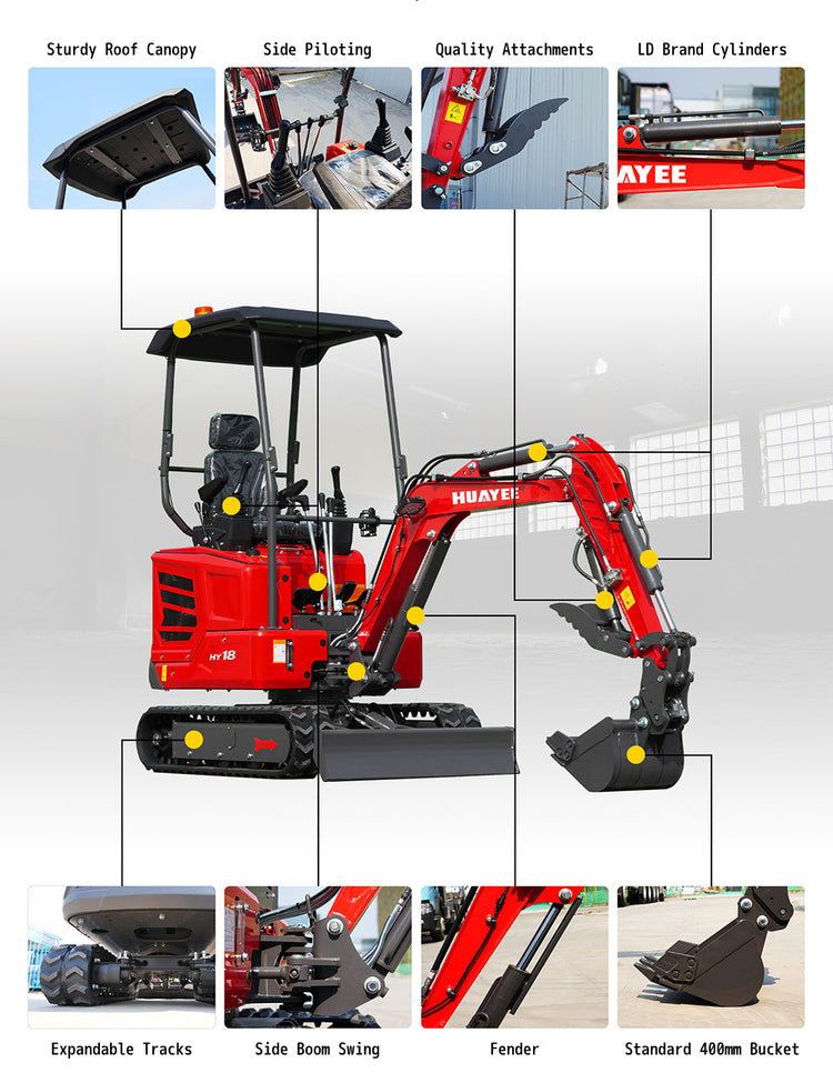 HY-18 Mini Excavator