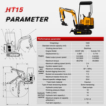 1.5 Ton HT-15 Mini Excavator image 11